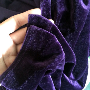 库存现货论斤卖进口金丝绒布头舞台装饰桌面布料批发