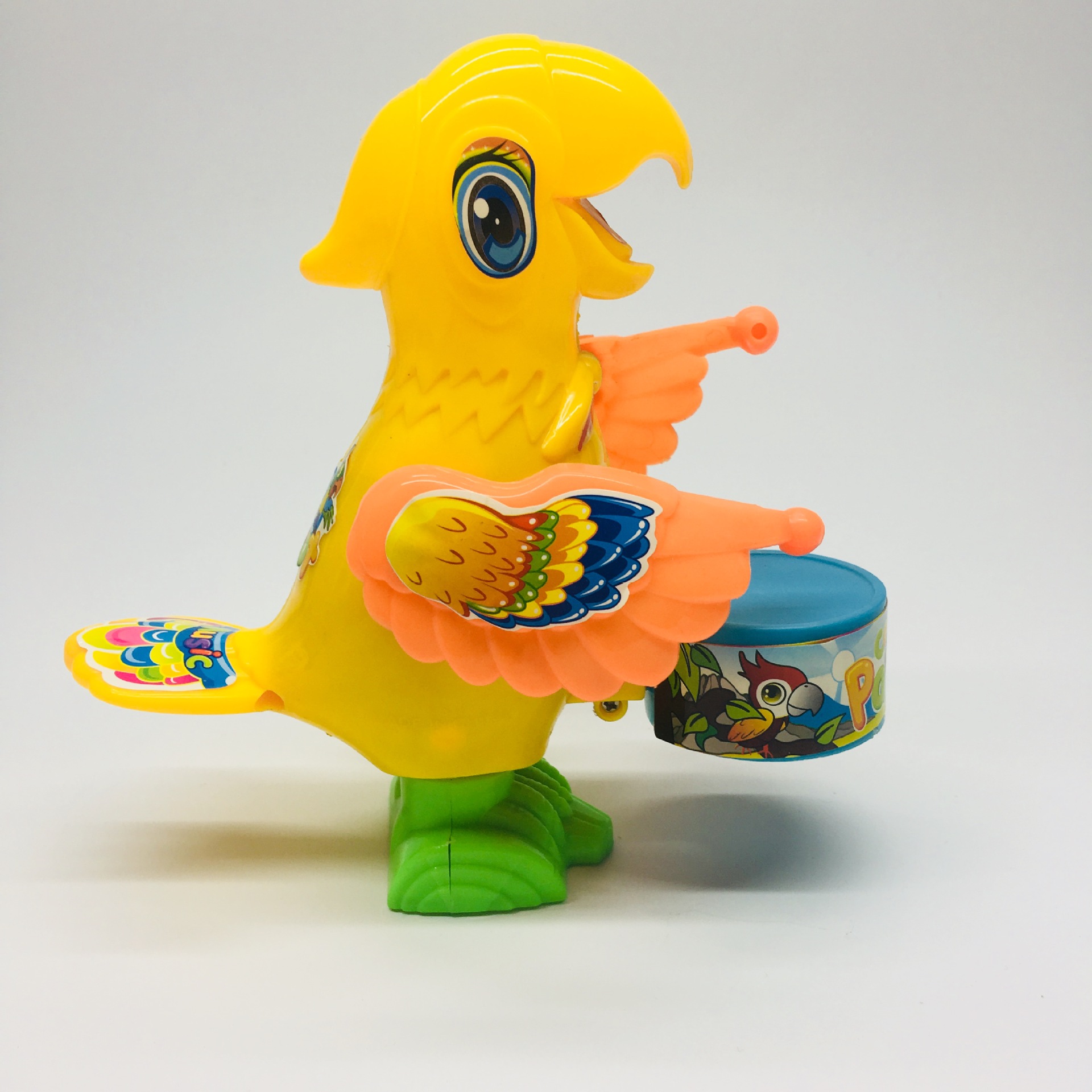 上链打鼓摇摆鹦鹉599-1 699-1_供应产品_汕头市澄海区积艺玩具厂