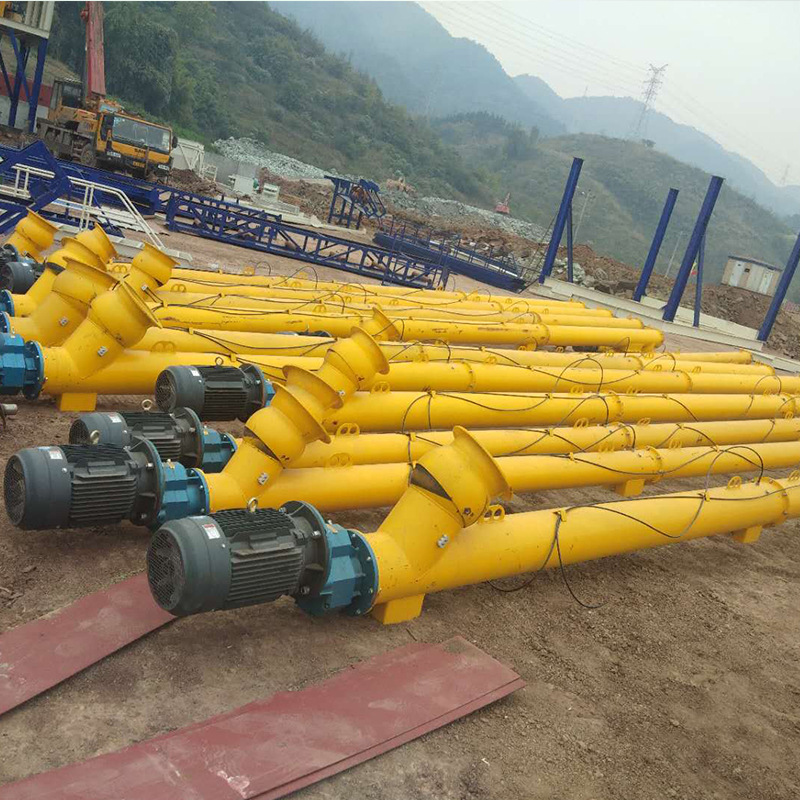 【工厂现货】水泥粉料仓运输配件 多规格螺旋输送机 搅拌站绞龙