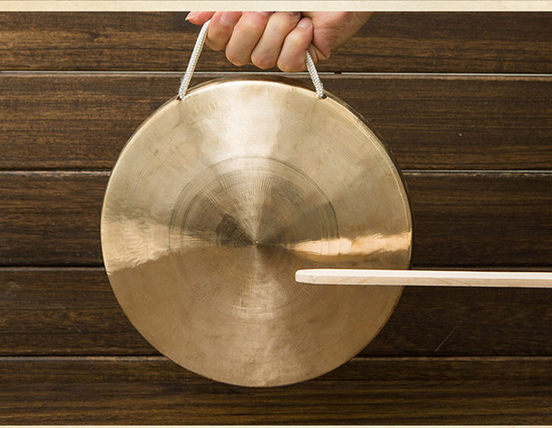 厂家直销 铜锣 手锣 锣鼓 乐器 小锣 21cm公分 音乐器材 专业