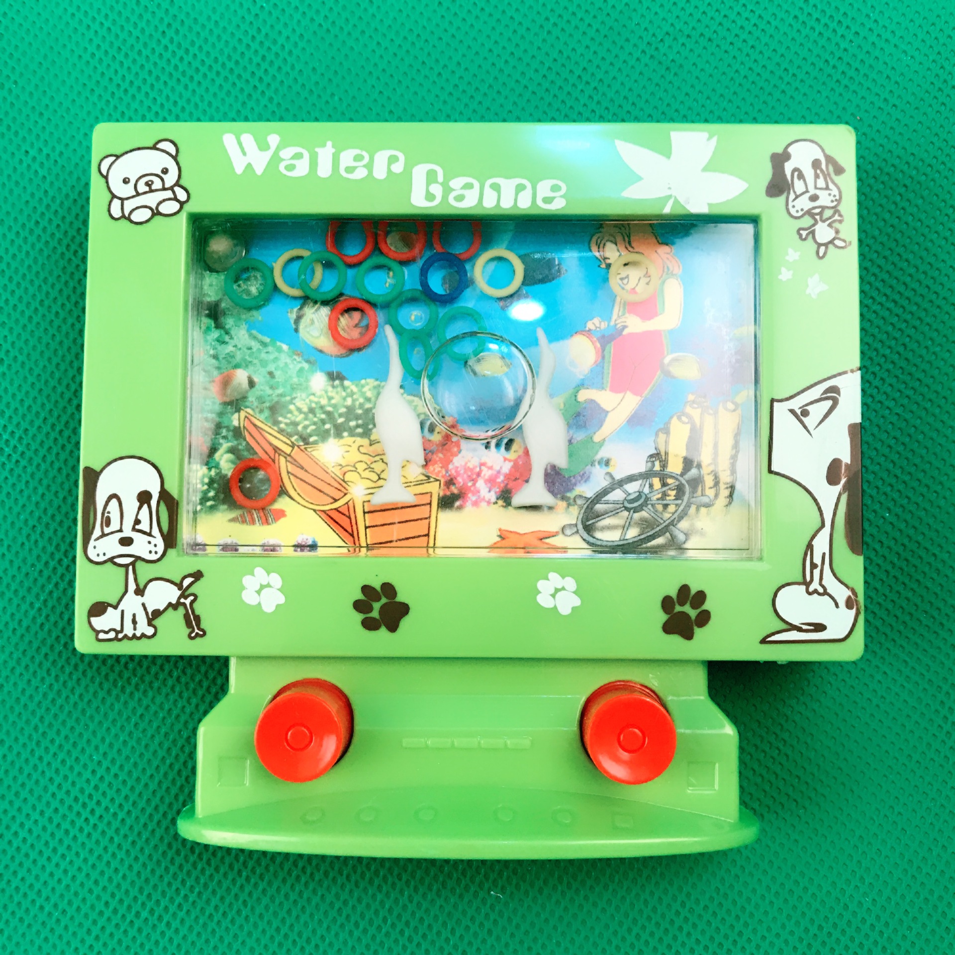 2元百货店儿童水中套圈圈玩具水机游戏机游戏机