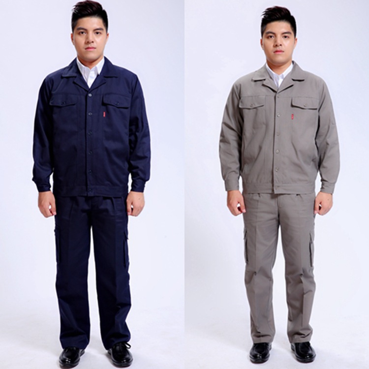 工装服装定制印logo电焊工建筑工地劳保服男女纯棉工人工程工作服
