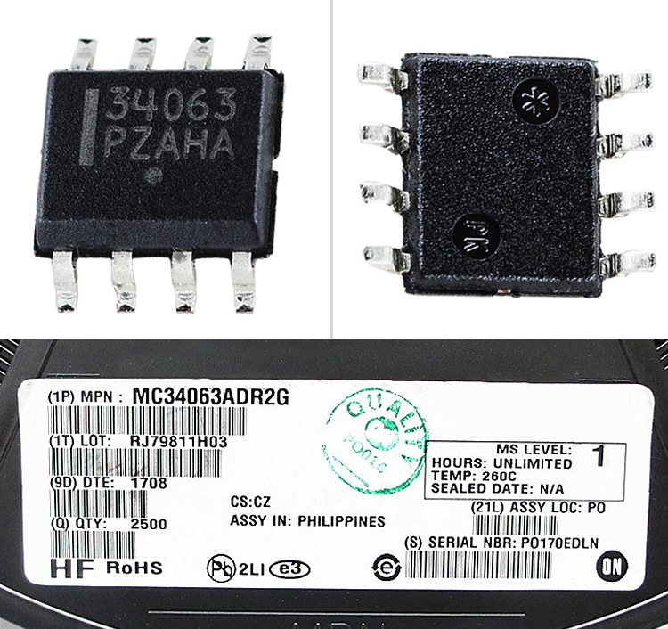 正品现货on mc34063adr2g 集成电路ic贴片sop-8稳压器芯片批发