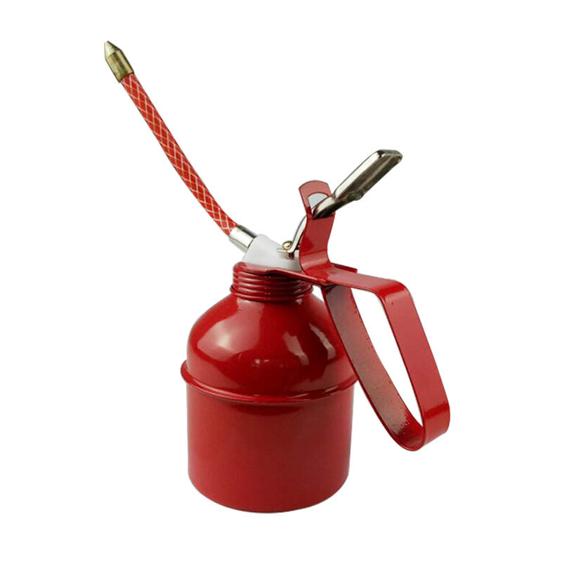 手动机油壶/美式300cc 500cc 软管机油壶 铁质油壶/手动机油枪