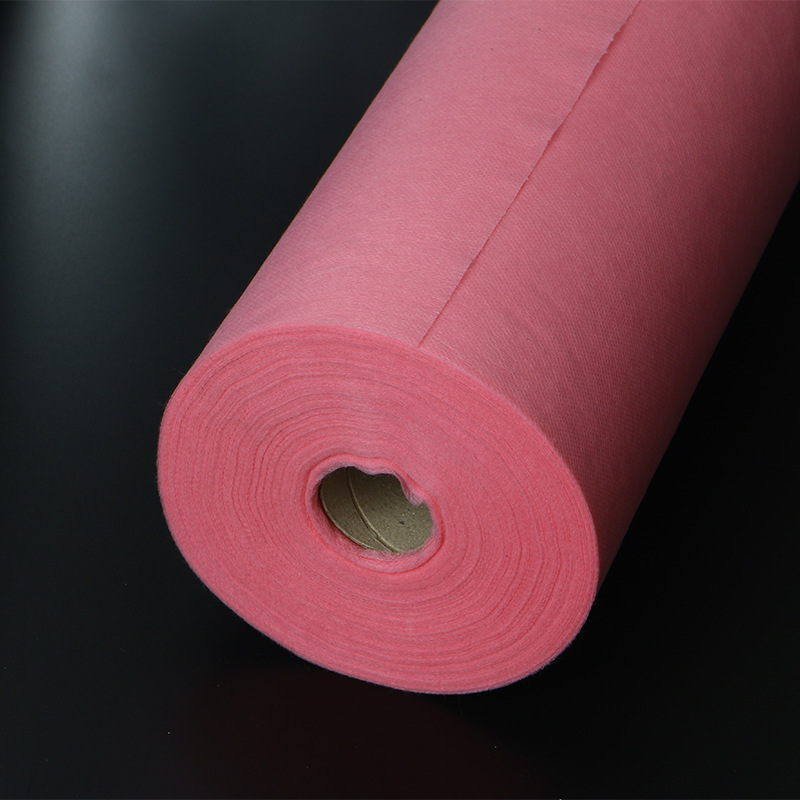 Portable Disposable Sheet Roll in Solid Color Non-woven Fabr