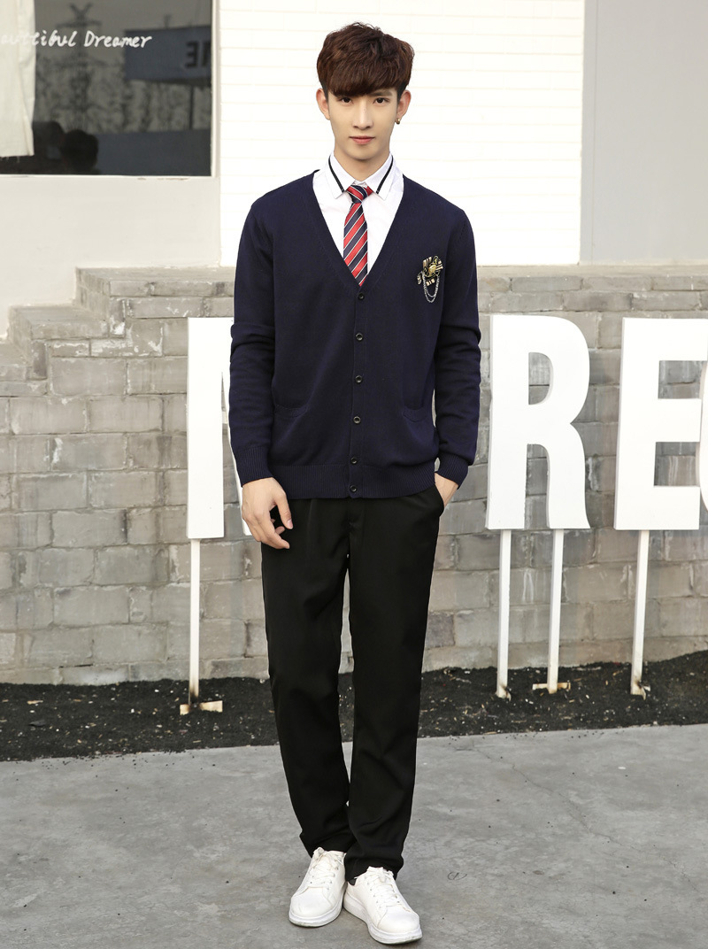 英伦学院风韩国日本校服韩版校服班服长袖秋冬女款男款制服外套装