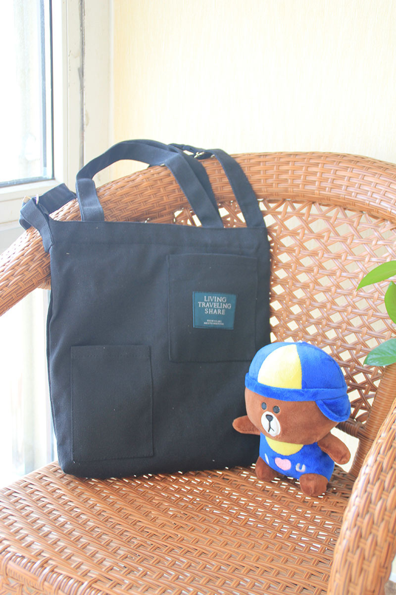 纯色单肩布袋帆布书包袋购物袋书袋糖果色文艺清新简约手提大容量