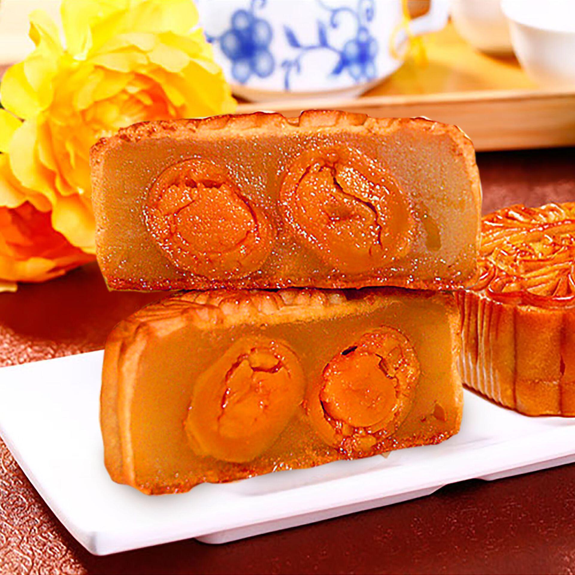 急购2022秋moxi摩西半熟和风菓子新潮月饼四层馅oem代工贴牌