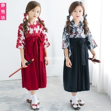 日本儿童振袖和服童装浴衣外套日式女童传统正装长裙服装