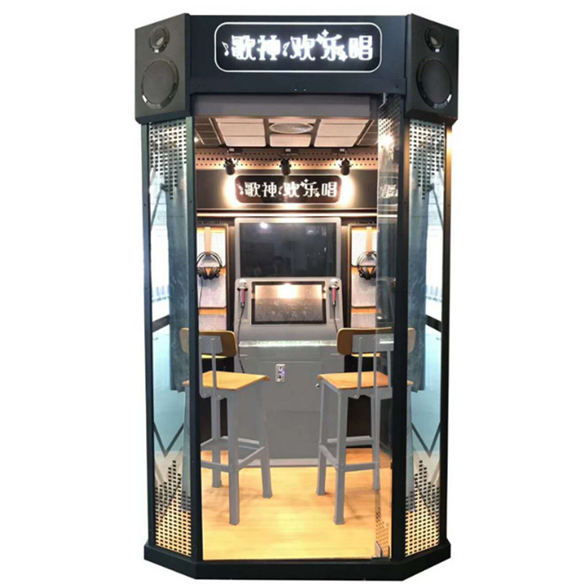 商场迷你练歌房卡拉ok一体游戏厅投币点唱机歌神自助唱歌机 迷你k