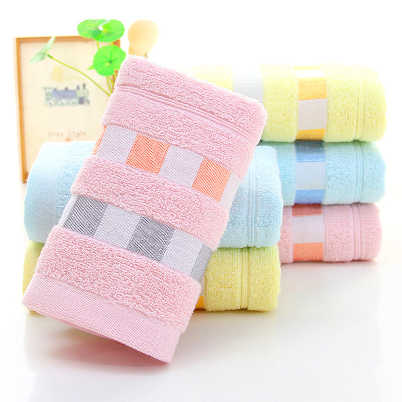 Cotton Towel Supermarket & Shopping Malls Company Enterprise Face Towel Factory Wholesale Embroidery Logo Gift Advertising Gift Thickening