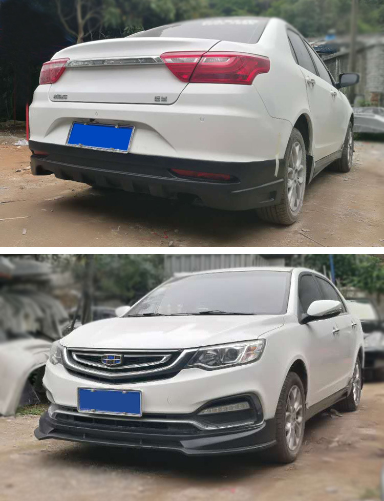 适用2017-18新款吉利远景改装小包围远景改装小包围前唇后唇 侧裙