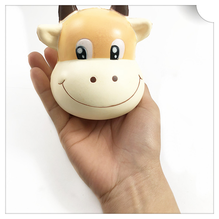 慢回弹squishy新品 pu仿真大牛头挂件 解压玩具摄影工艺品批发