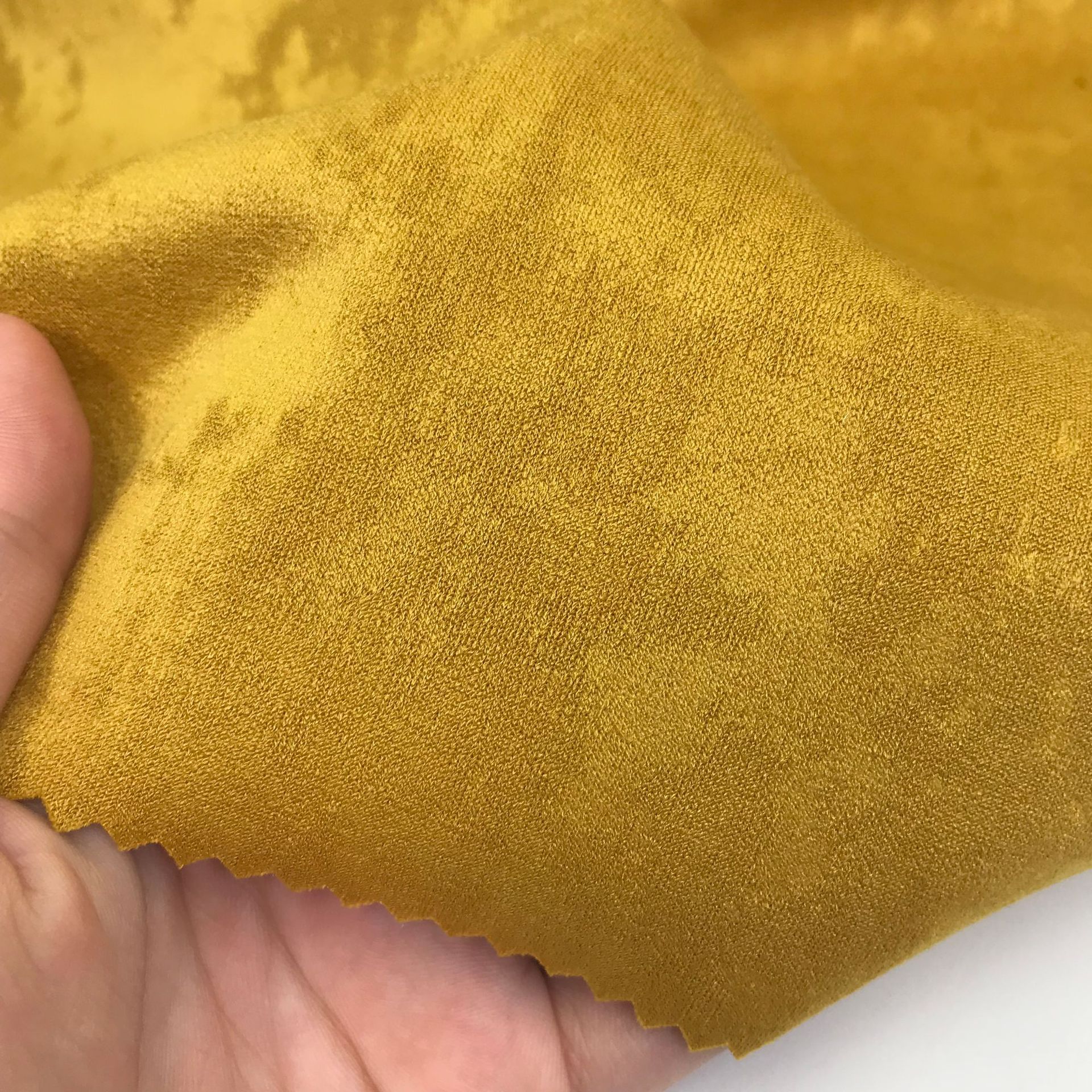 冰丝绒 针织丝绒面料 330g秋冬时装面料