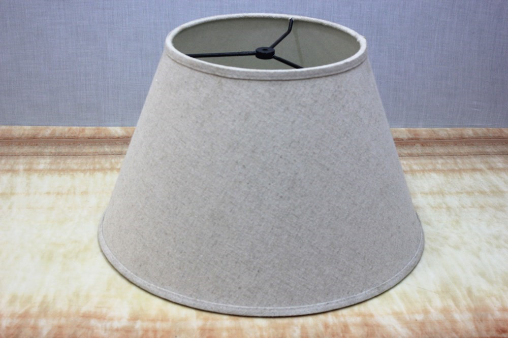 定做布艺亚麻布灯罩 白色麻布 台灯落地灯吊布艺灯罩