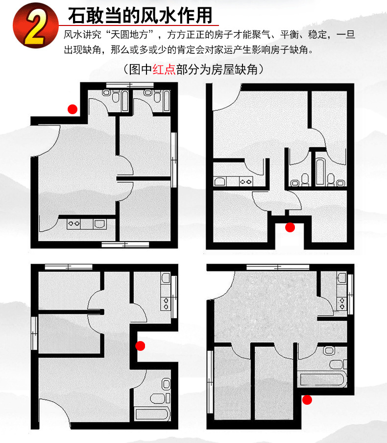 石敢当摆放位置图解图片