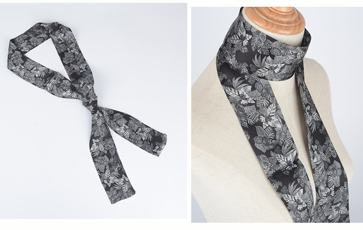 真丝飘带礼盒装 小丝带发带装饰包包 双面100%桑蚕丝小飘带可定制