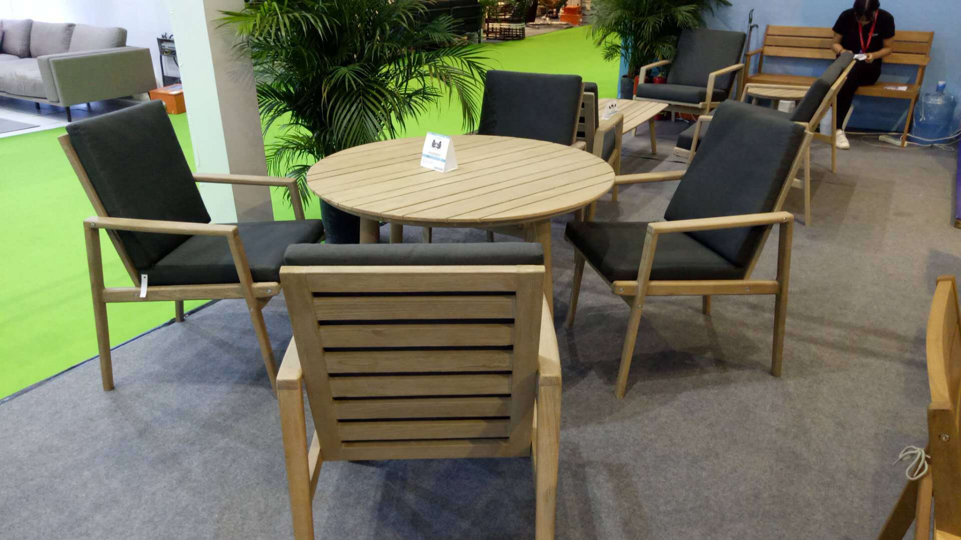 展会样品大促销!户外桌椅组合整套销售