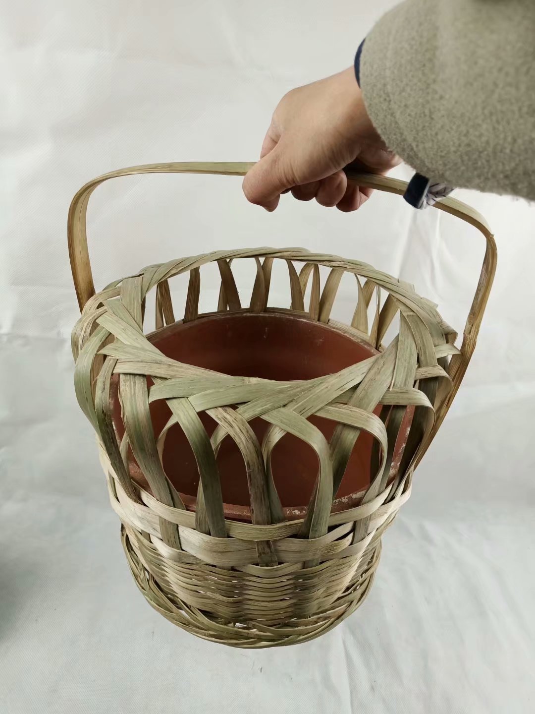 取暖火笼烘笼火炉取暖器烤火盆木炭火熜暖手宝烤火灰笼竹编非电炉