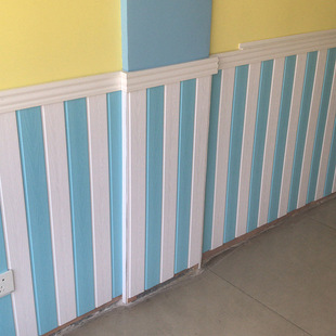 厂家直销室内护墙板环保pvc墙裙木纹墙面装饰板 85浮雕护墙板定制