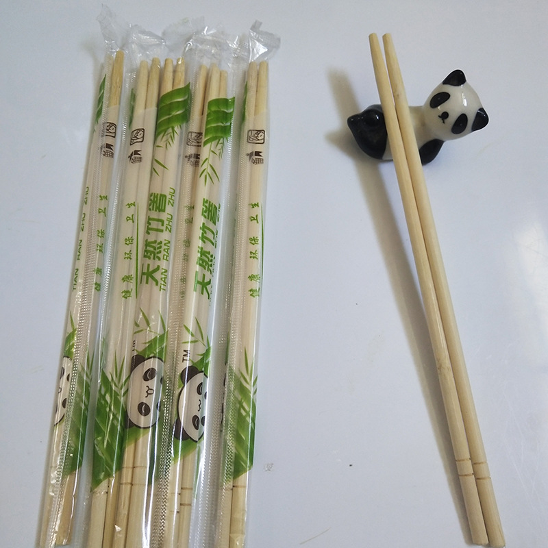 厂家批发一次性筷子饭点餐馆打包外卖熊猫筷江西生产源头厂家供销
