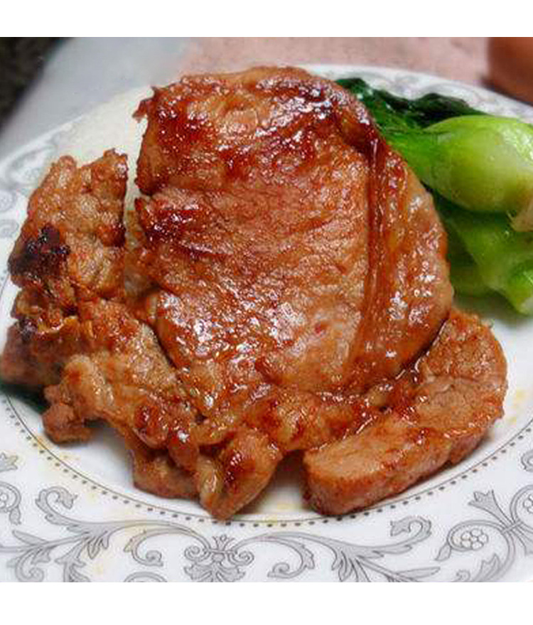 千般就肉眼猪扒冷冻半成品快餐外卖中西餐厅黑椒猪排1kg10片