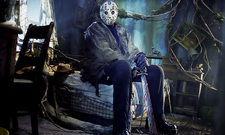 嘉娱面具 新款弗莱迪大战杰森 恐怖节日搞怪面具 杰森面具 现货