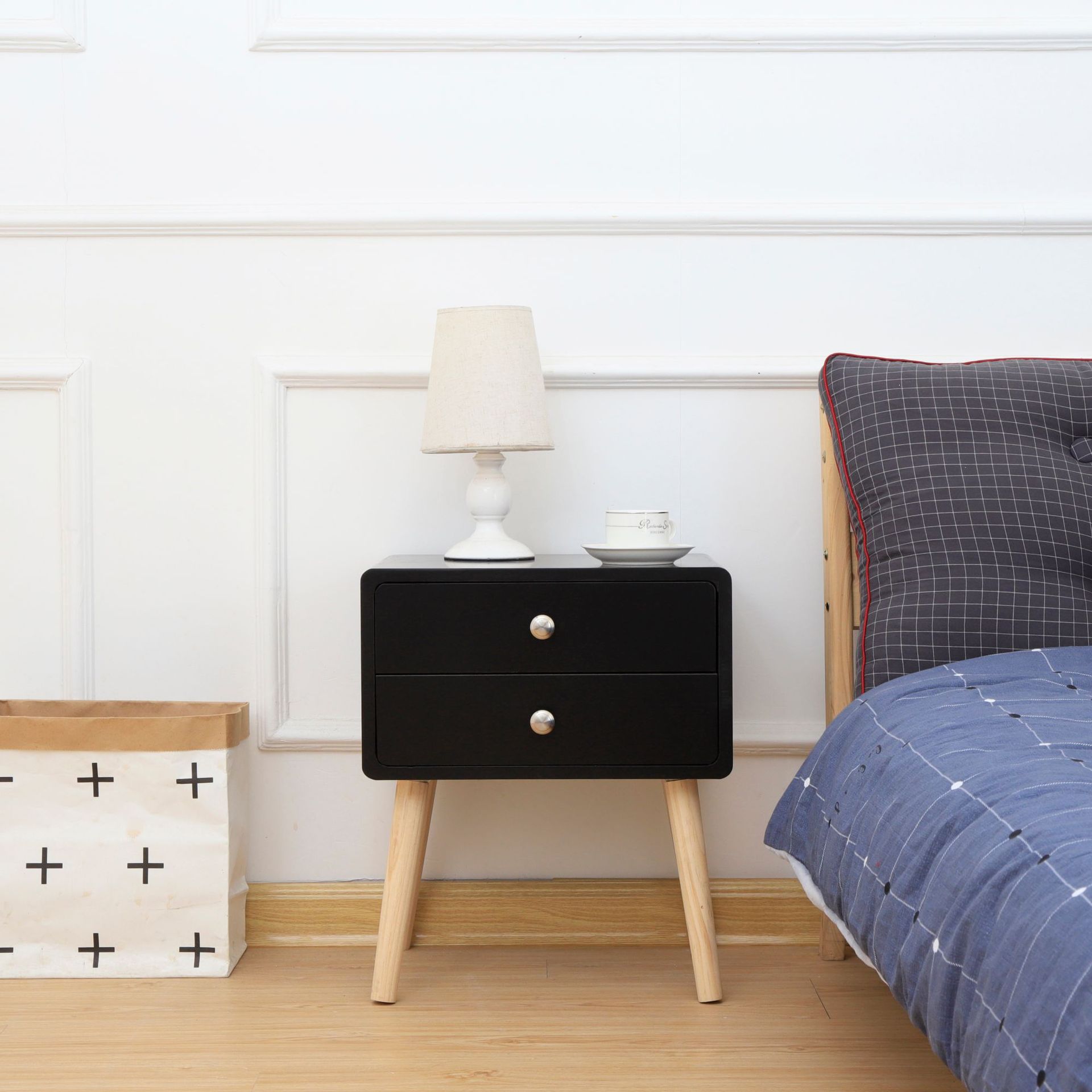 床头柜小户型卧室收纳储物柜现代简约斗柜北欧风床边柜角柜