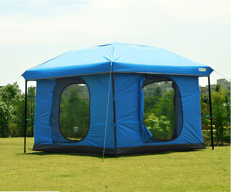 户外折叠凉棚内挂帐帐篷防蚊帐篷天幕露营炊事帐露营天幕 涂银