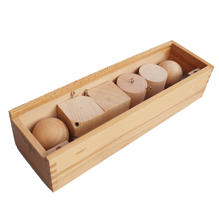 福禄贝尔恩物教具gabe15件套 榉木福氏教具幼儿园益智早教玩具