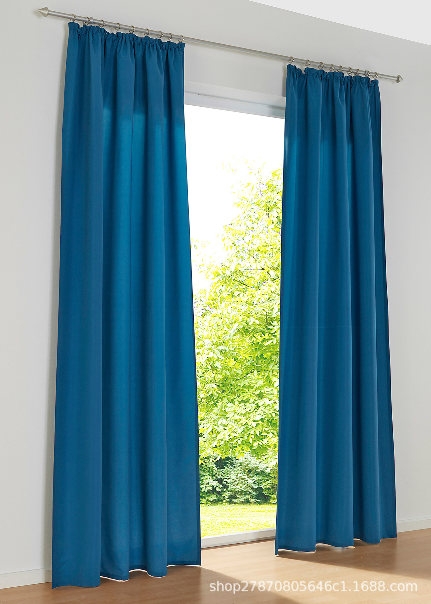 窗帘卧室阳台_欧式外贸正品超细纤维磨毛窗帘卧室阳台书房独家销售ht