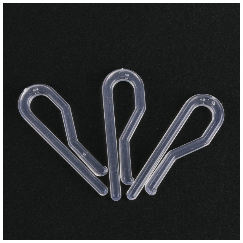 塑料服装胶夹 透明包装夹 塑料夹扣 袜子夹 塑料夹子