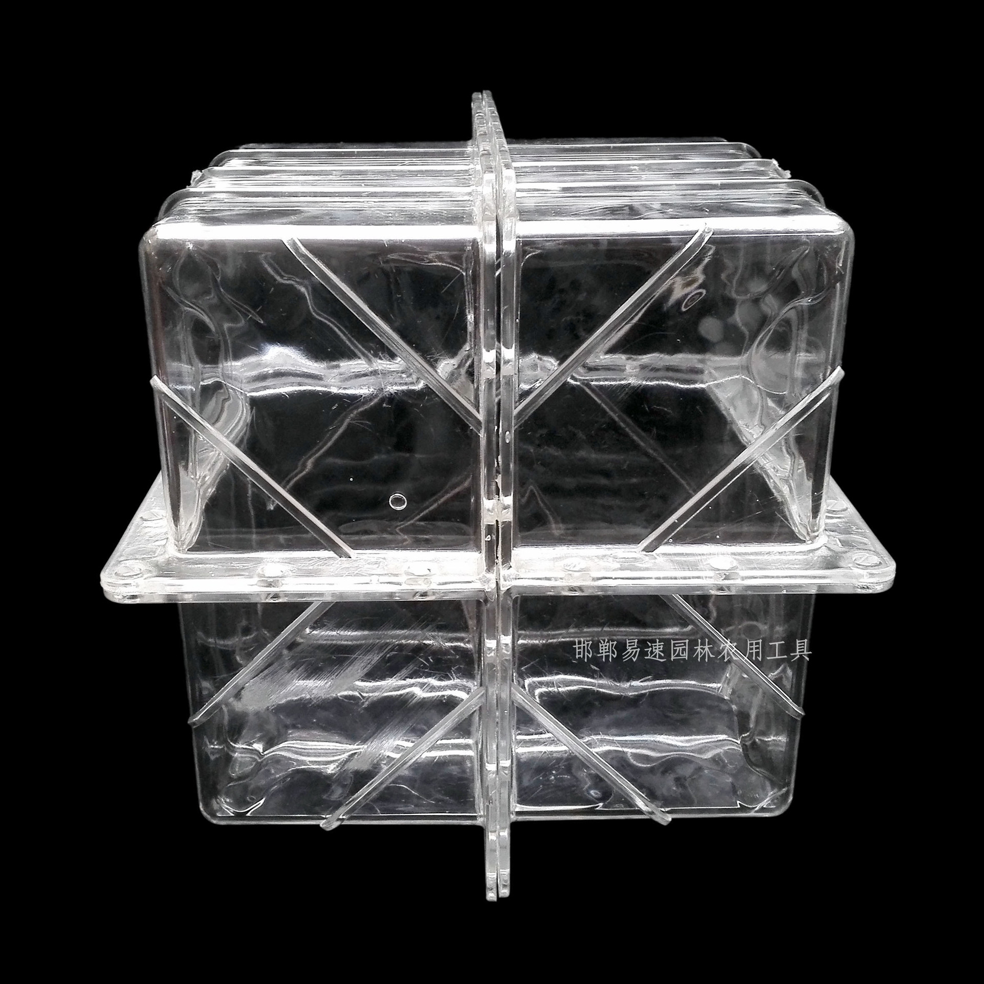 方形西瓜定型生长模具成型模具18x18方西瓜模子12斤水果塑料模具