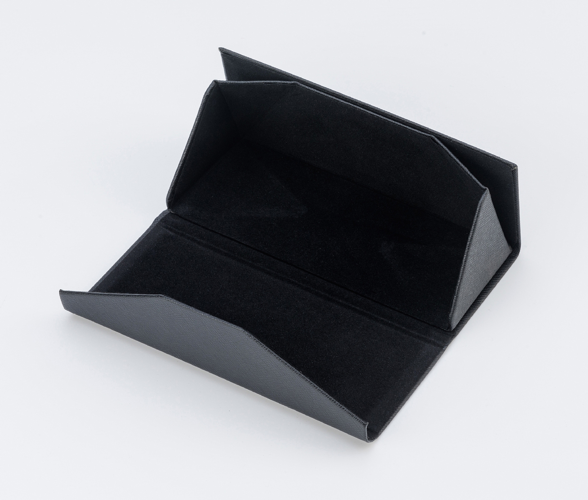 厂家直销折叠手工钱包高档眼镜盒近视镜光学镜眼镜盒可以印logo