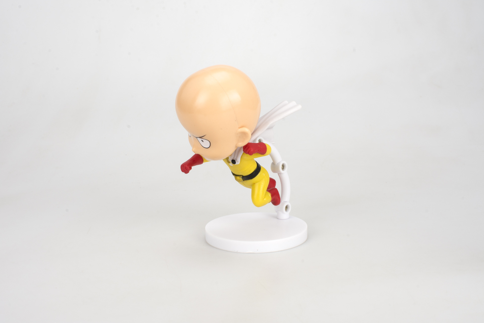 动漫 一拳超人q版3款秃头披风侠一击男琦玉老师手办公仔摆件挂件