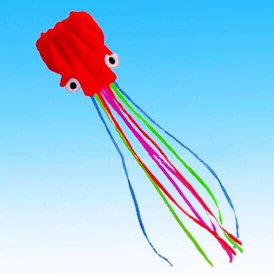 潍坊风筝 新款河外软体章鱼八爪鱼风筝 微风易飞 厂家直销