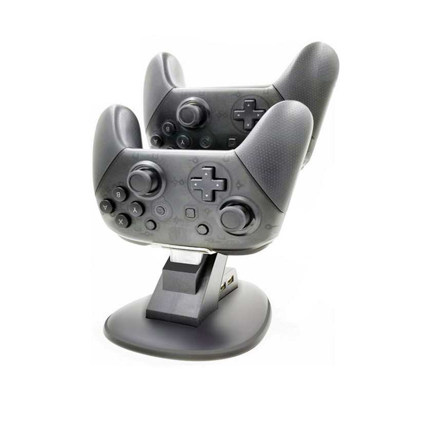 switchpro飞机充手柄座充switchpro手柄双充二合一充电座器