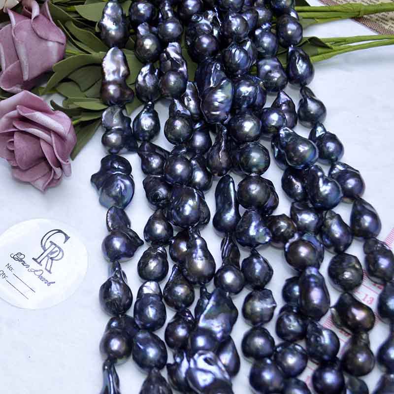 巴洛克珍珠养殖天然淡水珍珠异形尾巴珠1825mm畅销欧美外单