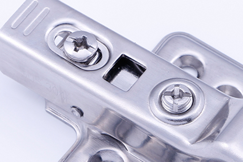 304不锈钢液压缓冲阻尼铰链浴室柜脱卸全盖弹簧铰链揭阳厂家直销