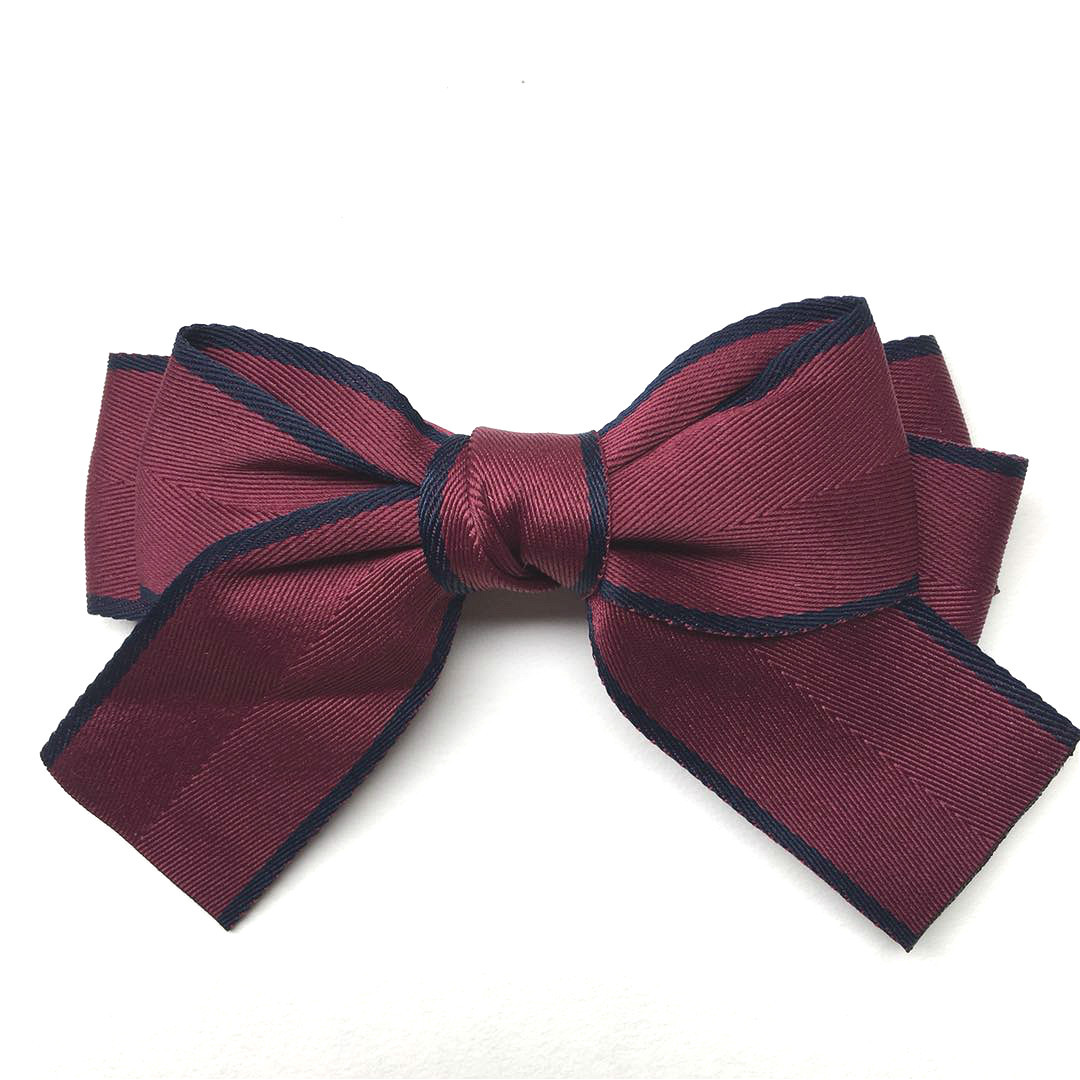 Korean Style British Style Girl's Simple Bow Ribbon Shoe Buckle Accessories Handmade Flower Japanese Fabric Shoes and Clothing Accessories