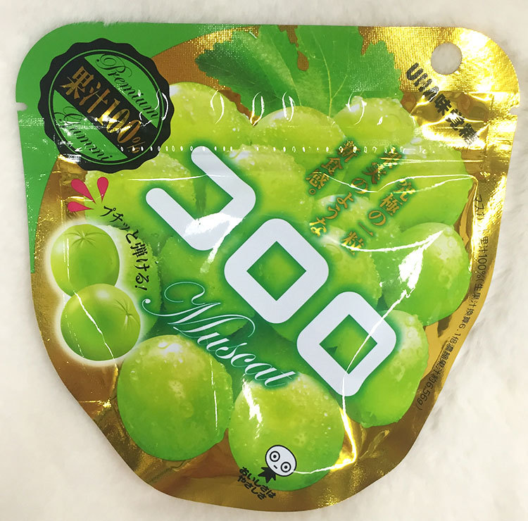 日本进口uha悠哈味觉糖果汁软糖 水果食感qq软糖 多种口味40g