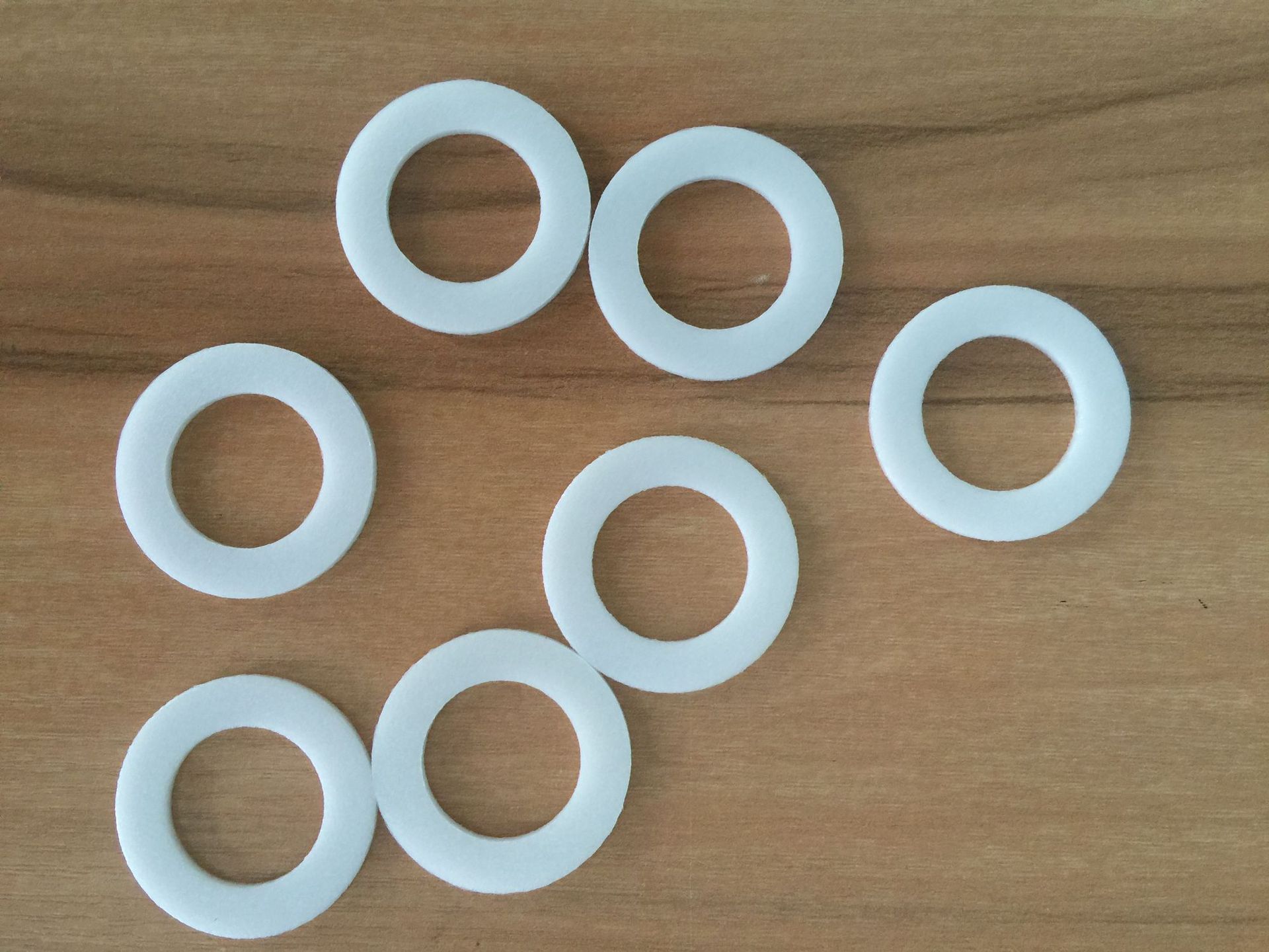 白色密封平垫圈 塑料密封平垫片 圆形白色密封圈 塑料密封平垫厂