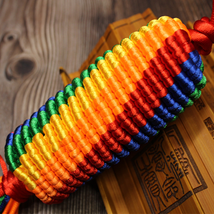 转经轮金刚结汽车挂件 藏式编织转经筒金刚结车挂吉祥结民族用品