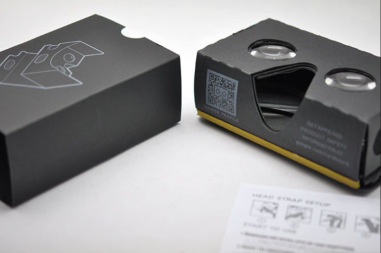 厂家直销 vrbox vr眼镜 3d纸盒眼镜 vr纸盒2代 虚拟现实眼镜定制