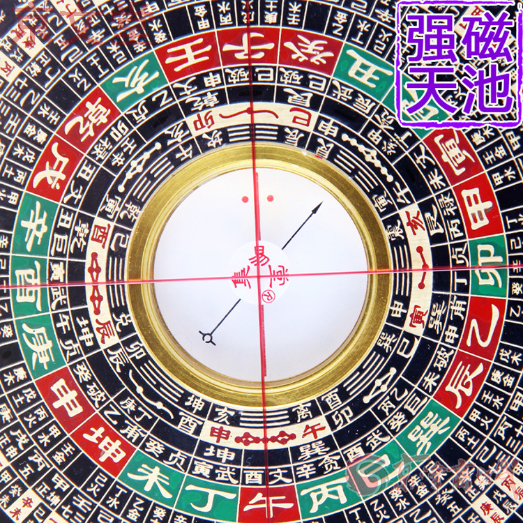 集易堂8.5三元三合八宅明镜辅星法罗盘四派综合罗盘b强磁天池