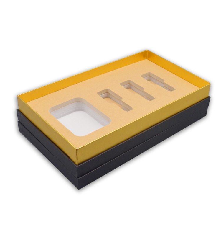 厂家定制2019新款设计高档订制化妆品天地盖养生套盒