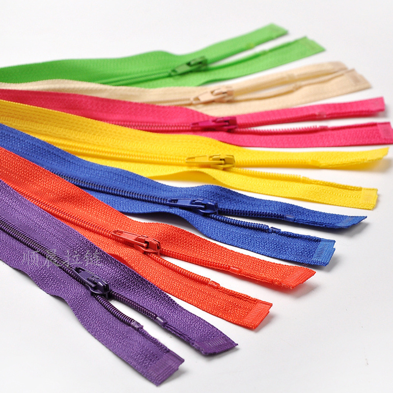 No. 3 Nylon Open Hat Zipper Zipper Zipper Open Tail Nylon Strip Zipper Wholesale