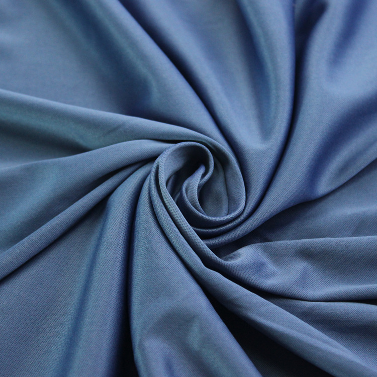 工厂 针织里布 50d72f36针高密度涤纶面料平板布 高f消光布