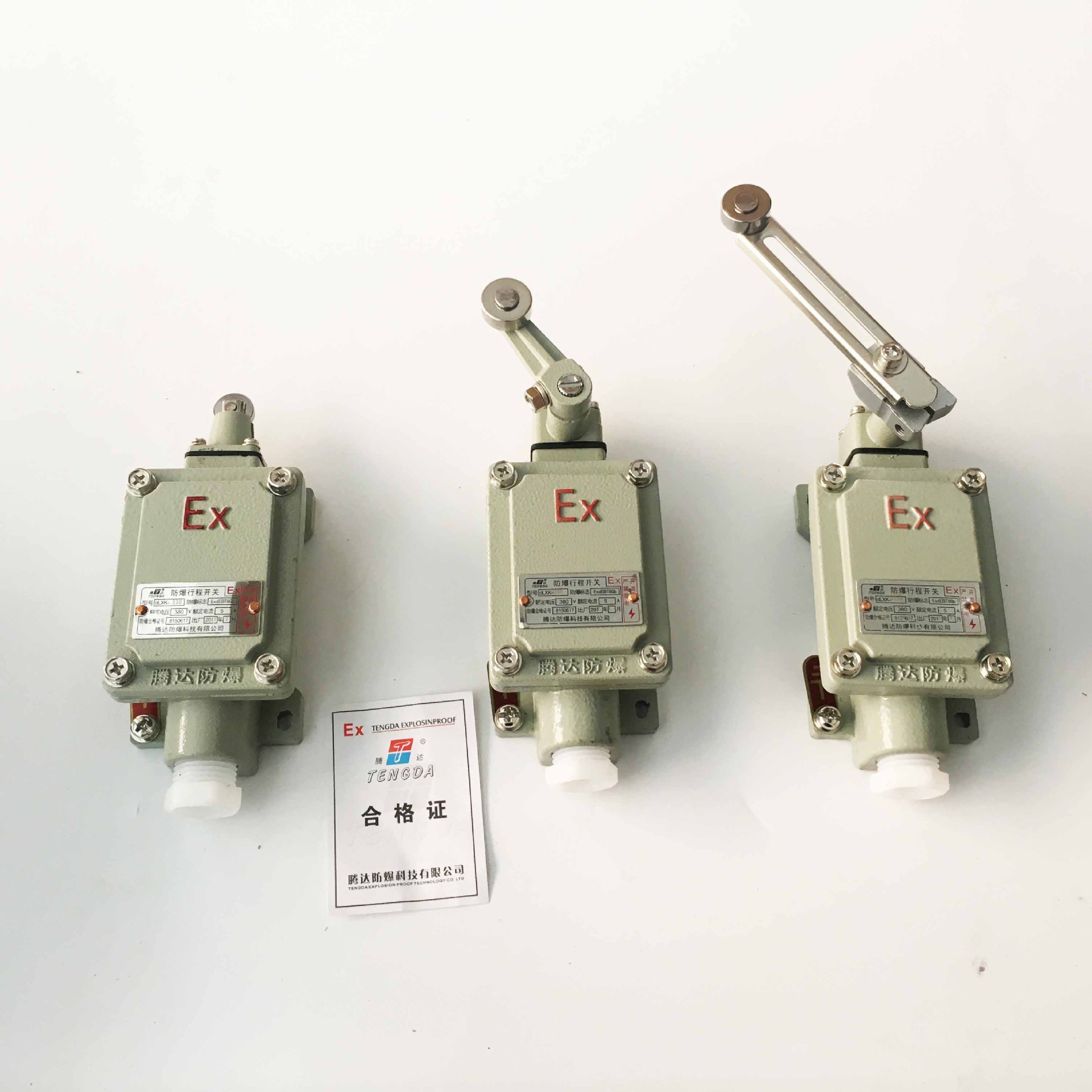 dlxk-211防爆行程开关 腾达防爆滚轮式防爆限位开关批发