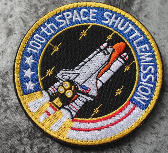 国的航空航天局nasa标志优质进口机衣服补丁徽章布贴魔术贴